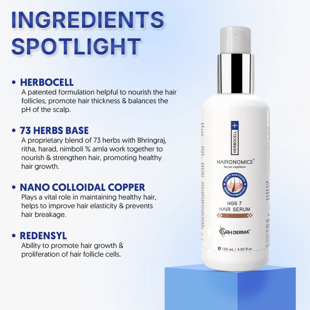 VRH HAIR GROWTH SERUM (60ML) | Makes Hair Stronger From The Roots & Promotes Hair Growth