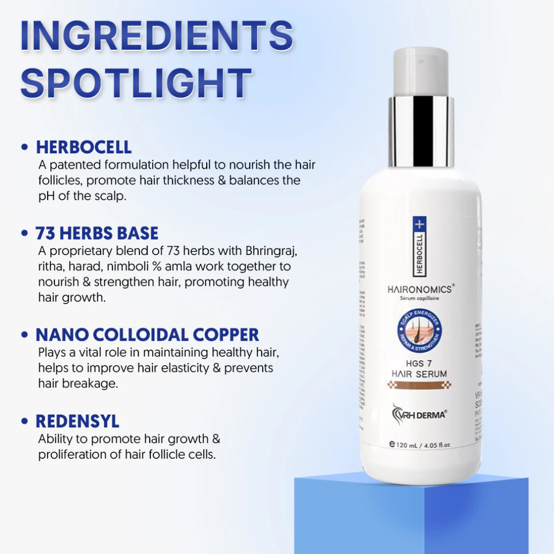 VRH HAIR GROWTH SERUM (60ML) | Makes Hair Stronger From The Roots & Promotes Hair Growth