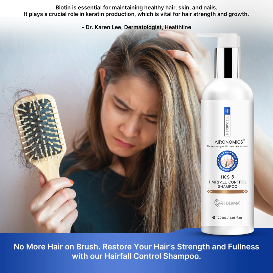 VRH HAIRFALL CTRL SHAMPOO | Strengthens Roots & Reduces Hair Fall | 120ml