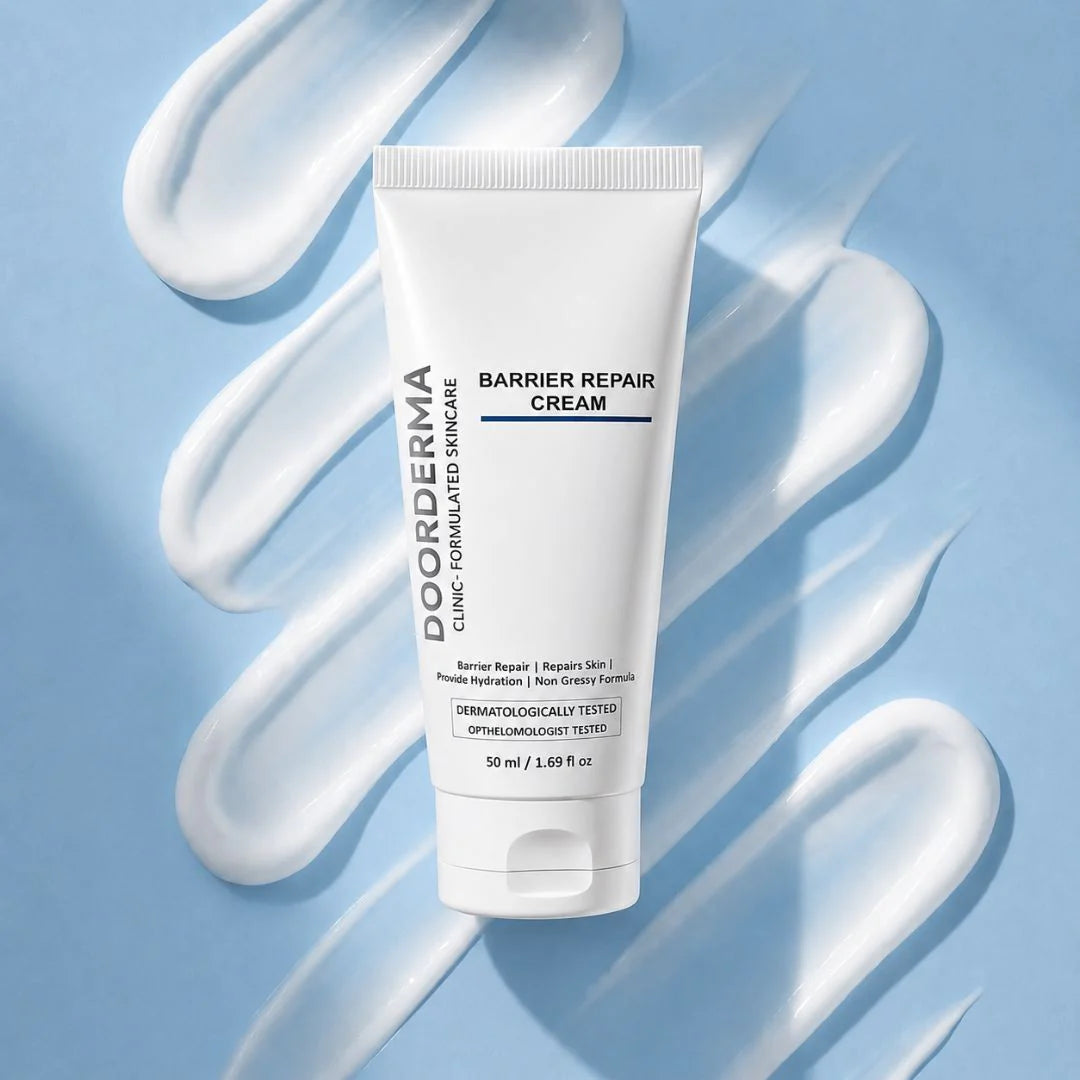 Doorderma Acne Care Combo — ClariClear Cleanser + Barrier Repair Cream + Sunscreen | Complete Acne Routine Kit (3-Product Set)