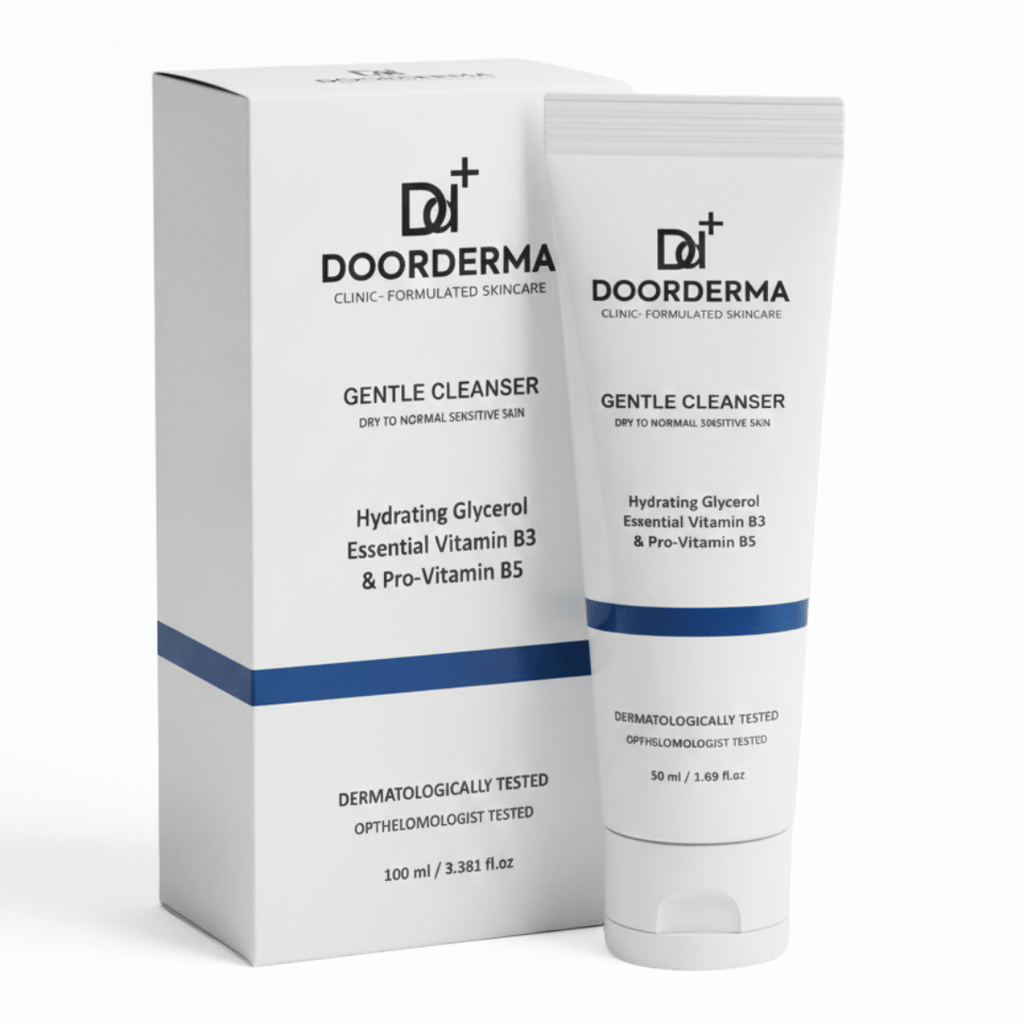 DoorDerma Gentle Cleanser — Daily Hydrating Wash for Sensitive & Dry Skin