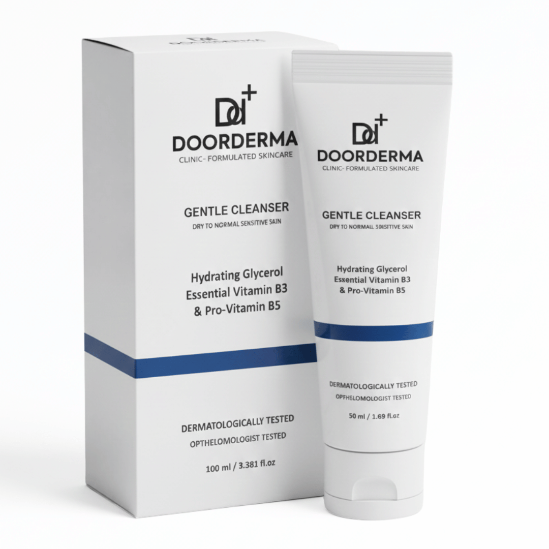 DoorDerma Gentle Cleanser — Daily Hydrating Wash for Sensitive & Dry Skin