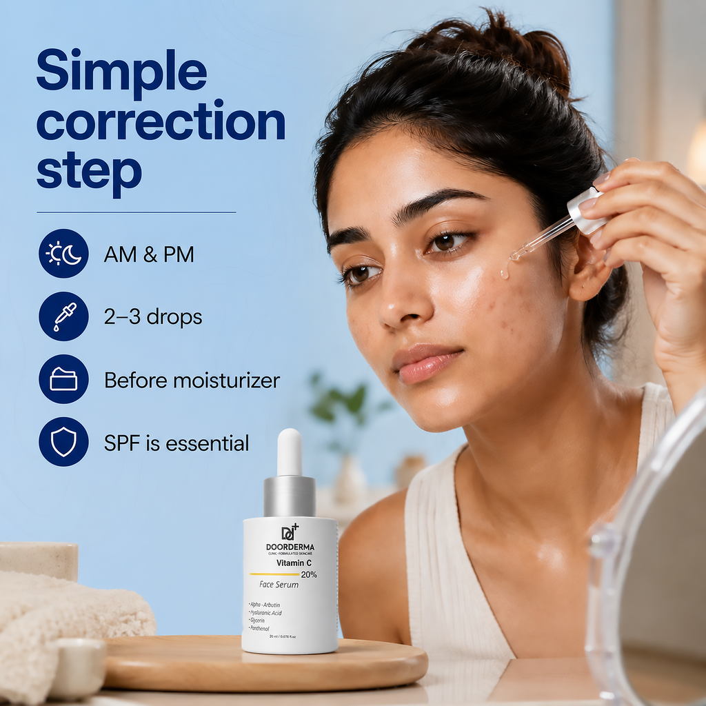 DoorDerma Vitamin C Serum — Brightening Antioxidant Power for Spot & Pigment Reduction